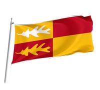 Drapeau De La Fierté Canton De Bernards, New Jersey Suspendre Drapeau Décoratif De Jardin Imperméable Bannière Décorative Pour Vacances Extérieure Patio 3X5 Ft