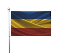 Drapeau De La Fierté Cosaques Du Don Double Face Bannière De Cour Amusant Drapeau Pour Balcon D'Intérieur Porche 3X5 Ft