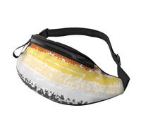 Drapeau De La Fierté De La Fraternité des Ours Sac De Voyage Unisexe Sac À Bandoulière Polyvalent Fanny Pack pour Homme Travail Vélo À Dos 14X35Cm