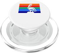 Drapeau de la fierté de Saint-Pétersbourg Floride Motif pélican PopSockets PopGrip pour MagSafe