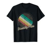 Drapeau de la fierté des Personnes handicapées Design Vintage Empowerment T-Shirt