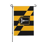 Drapeau De La Fierté Drapeau De Baltimore Maryland Amusant Drapeaux De Cour Suspendre Bannière De Cour Pour Ferme Extérieure Fête 12X18 Inch