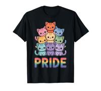 Drapeau de la fierté Gay de Chat Arc-en-Ciel T-Shirt