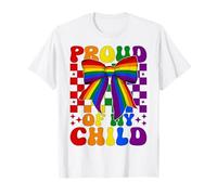 Drapeau de la fierté Gay LGBTQ pour la fête des Mères Fier de Mon Enfant T-Shirt