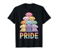 Drapeau de la fierté Gay pour Chien Arc-en-Ciel T-Shirt
