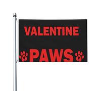 Drapeau De La Fierté Mon Amour A Des Pattes, La Saint-Valentin Imperméable Drapeau De Jardin Double Face Bannière Décorative Pour Intérieur D'Intérieur Fête 3X5 Ft