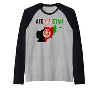 Drapeau de la fierté Nationale de l'Afghanistan Manche Raglan