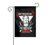 Drapeau De La Fierté Ne Me Cherchez Pas Je Suis Payé Pour Découper Des Gens Uv Fade Résistant Drapeau De Jardin Double Face Bannière De Cour Pour Pelouse Maison Bureaux 12X18 Inch