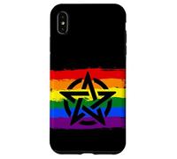 Drapeau de la fierté Pentacle Arc-en-Ciel Coque pour iPhone XS Max