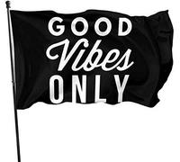 Drapeau De La Fierté Que Des Bonnes Ondes Imperméable Bannière De Cour Durable Drapeau De Jardin Pour Vacances Intérieur Maison 3X5 Ft