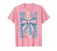 Drapeau de la fierté Trans transgenre Le Genre est Une Construction Sociale T-Shirt