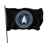 Drapeau de la force spatiale des États-Unis - Protection UV décorative résistante à la décoloration avec œillets en laiton - 0,9 x 1,5 m