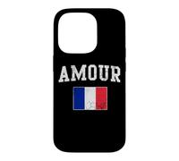 Drapeau de la France Amour Français Hommes Femmes Rétro Dégradé Coque pour iPhone 14 Pro