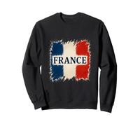 Drapeau de la France Coup de Pinceau - patriotisme élégant Sweatshirt
