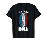 Drapeau de la France dans mon ADN | Patriotique français hommes femmes T-Shirt