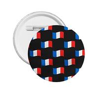 Drapeau de la France épingles à boutons épingles rondes insignes pour les étudiants de bureau fournitures de fête ou sacs à vêtements chapeaux S