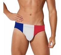 Drapeau de la France Maillot de Bain pour Homme Slip de Bain Triangle String Bikini Maillot de Bain