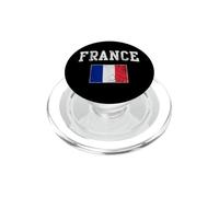 Drapeau de la France rétro Vieilli PopSockets PopGrip pour MagSafe