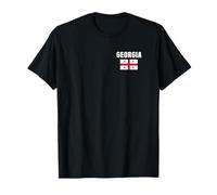 Drapeau de la Géorgie à porter de poche Love Georgian Pride T-Shirt