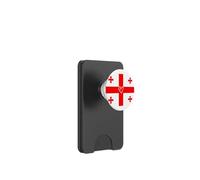 Drapeau de la Géorgie Géorgien Cœur Fière du Patrimoine Fête Nationale PopSockets PopWallet pour MagSafe