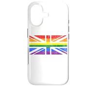 Drapeau de la Grande-Bretagne Angleterre LGBTQ Gay Pride Bannière Arc-en-Ciel Coque pour iPhone 17