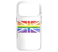 Drapeau de la Grande-Bretagne Angleterre LGBTQ Gay Pride Bannière Arc-en-Ciel Coque pour iPhone 17 Pro