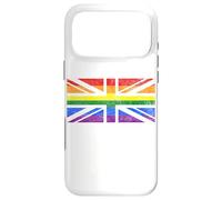 Drapeau de la Grande-Bretagne Angleterre LGBTQ Gay Pride Bannière Arc-en-Ciel Coque pour iPhone 17 Pro Max