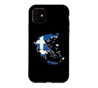 Drapeau de la Grèce avec cœur imprimé « Proud to Be Greek I Love Athens » Coque pour iPhone 11