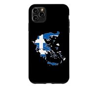 Drapeau de la Grèce avec cœur imprimé « Proud to Be Greek I Love Athens » Coque pour iPhone 11 Pro Max