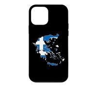 Drapeau de la Grèce avec cœur imprimé « Proud to Be Greek I Love Athens » Coque pour iPhone 12 Mini