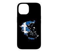 Drapeau de la Grèce avec cœur imprimé « Proud to Be Greek I Love Athens » Coque pour iPhone 14