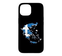 Drapeau de la Grèce avec cœur imprimé « Proud to Be Greek I Love Athens » Coque pour iPhone 15