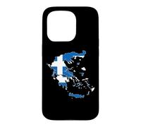 Drapeau de la Grèce avec cœur imprimé « Proud to Be Greek I Love Athens » Coque pour iPhone 15 Pro