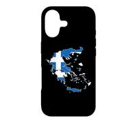 Drapeau de la Grèce avec cœur imprimé « Proud to Be Greek I Love Athens » Coque pour iPhone 17