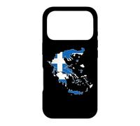 Drapeau de la Grèce avec cœur imprimé « Proud to Be Greek I Love Athens » Coque pour iPhone 17 Pro