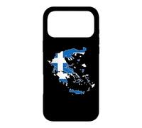 Drapeau de la Grèce avec cœur imprimé « Proud to Be Greek I Love Athens » Coque pour iPhone 17 Pro Max