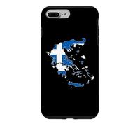 Drapeau de la Grèce avec cœur imprimé « Proud to Be Greek I Love Athens » Coque pour iPhone 7 Plus/8 Plus