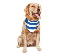 Drapeau De La Grèce Bavoir Bandana Triangulaire pour Animal Polyester Serviettes Triangle pour Animaux Lavable Triangle pour Chiens for Chiens De Petite, Moyenne Et Grande Taille
