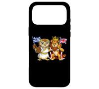 Drapeau de la Grèce et du Royaume-Uni Origines grecques Coque pour iPhone 17 Pro Max