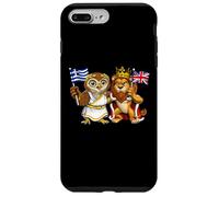 Drapeau de la Grèce et du Royaume-Uni Origines grecques Coque pour iPhone 7 Plus/8 Plus