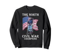 Drapeau de la Guerre Civile Union Champions Soldat Motif Histoire Sweatshirt