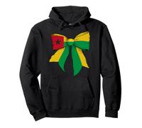 Drapeau de la Guinée-Bissau Guinée-Bissauan Pride Girl Coquette Bow Sweat à Capuche