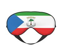 Drapeau de la Guinée équatoriale - Masque double face pour les yeux - Design réglable - Bloque la lumière et respirant - Convient pour le repos et les voyages.