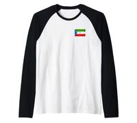 Drapeau de la Guinée équatoriale pour Hommes, Femmes, Enfants Manche Raglan