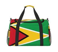 Drapeau de la Guyane. C'est un sac de voyage à bandoulière portable avec une grande capacité et multifonctionnel, un incontournable pour les voyages en plein air