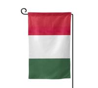 Drapeau de la Hongrie - Décoration extérieure - Pour jardin et terrasse - 30,5 x 45,7 cm - Plusieurs formes