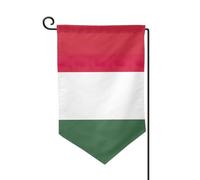 Drapeau de la Hongrie - Décoration extérieure - Pour jardin et terrasse - 30,5 x 45,7 cm - Plusieurs formes
