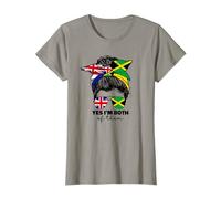 Drapeau de la Jamaïque et de la Jamaïque Britannique pour Fille et Femme T-Shirt