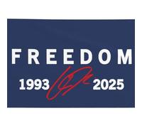 Drapeau de la liberté Charlie Kirk, drapeau esthétique double face pour la maison, le patio, Kirk, 9,1 x 1,5 m, jardin Freedom Tap Charlie