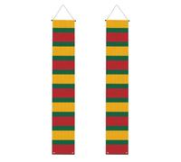 Drapeau de la Lituanie pour décoration de fête de remise de diplôme - Convient pour une utilisation en intérieur et en extérieur, un incontournable pour célébrer la remise de diplôme